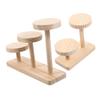 Alipis Wooden Display Stand Holder Action Figure Stand Desktop Display Rack Sturdy Space-saving Design view 1