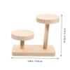 Alipis Wooden Display Stand Holder Action Figure Stand Desktop Display Rack Sturdy Space-saving Design view 2