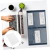 STOBOK 1bag Money Wraps for Bills Page Banknote Loose Leaf Organizer Sleeves Currency Sleeves Safe Banknote Storage view 3