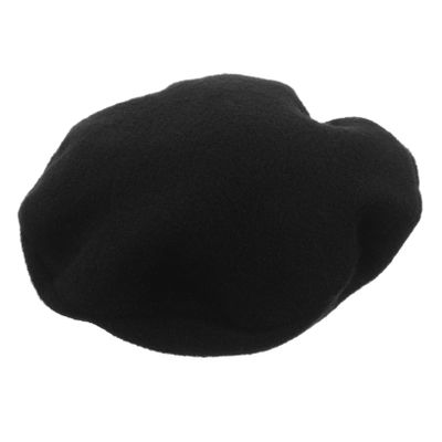 Abaodam Mini Doll Beret Hats Plush Party Accessories for Crafts Birthdays and Tea Parties Soft Cotton and Material for Boys and Girls Celebrations Black