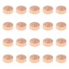 20 Pack Model Ship Pulleys, Wooden Small Model Ship Pulleys for Classic Sailing Vessel Models, Model Ship Building Accessories (5mm) view 1