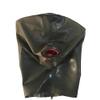 Full Cover Latex Hood Rubber Mask with Red Gag Eyes Open Mesh Hole Club Wear Cosplay (L) view 3