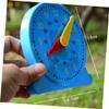 CORHAD Educational Clock Blue Teaching for Early Learning Montessori Inspired Time Recognition Ideal Clock for Learning Numbers and Time Concepts Not Stand Alone view 2