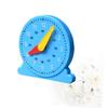 CORHAD Educational Clock Blue Teaching for Early Learning Montessori Inspired Time Recognition Ideal Clock for Learning Numbers and Time Concepts Not Stand Alone view 3