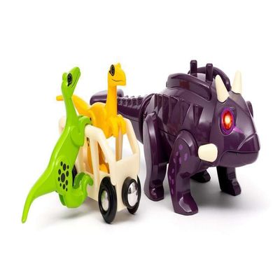 BRIO World 36082 Dinosaur Attack Set | Train & Dinosaur-Themed Playset for Kids Aged 3 Years Up