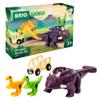 BRIO World  36082 Dinosaur Attack Set | Train & Dinosaur-Themed Playset for Kids Aged 3 Years Up view 2