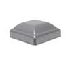 10 Pieces 2"x 2" Square Pressed Steel Metal Dome Cap Steel (for Steel Post) view 3