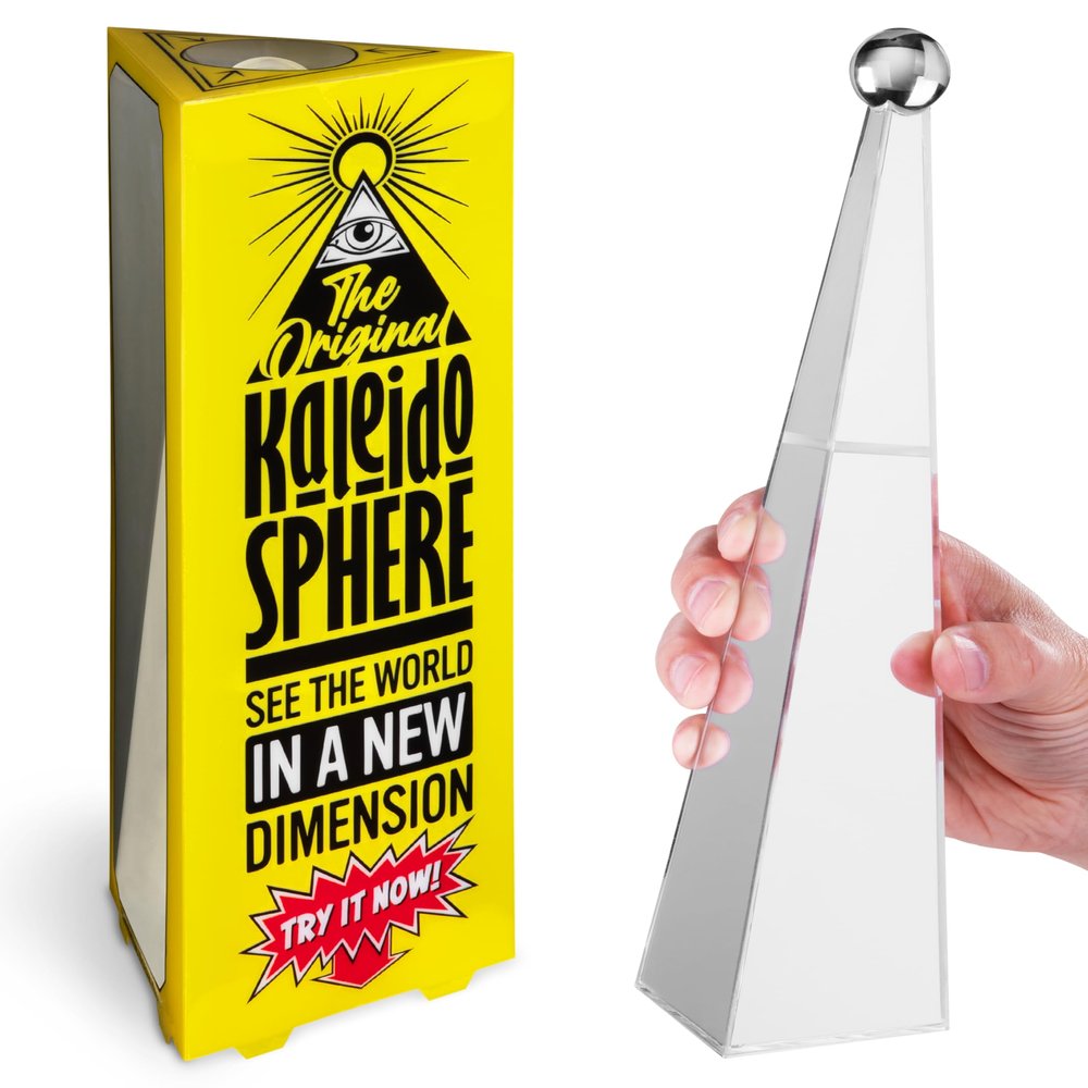 VAT19 The Original Kaleido-Sphere  A Modern take on The Classic Kaleidoscope, Mirrored Tetrahedron