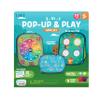 Chuckle & Roar - 3-in-1 Pop Up and Play Game Set - Active and Engaging Game Play - Collapsable Materials - Ages 3 and Up view 1