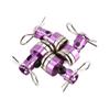 UMTSGYNU 4pcs Invisible Fixed Mount Clips Compatible with 1/10 D110 Drift RC Car Body Posts(Purple) view 1