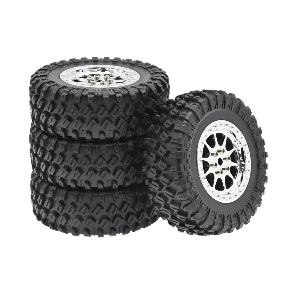 Compatible With MN90 MN91 MN99 MN99S MN82 LC79 Upgrade Tire Inner Cotton Modification Clip Compatible With RC Car Accessories(SILVER)