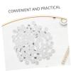 GLSTOY Numbered Lottery Balls 75 Pack Plastic White for Party Game Night view 4