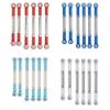 Compatible With 1/10 2WD Series Axe AMP RC Car Upgrade Parts 6 Pieces Link Rod Pull Rod Set(TITANIUM) view 2