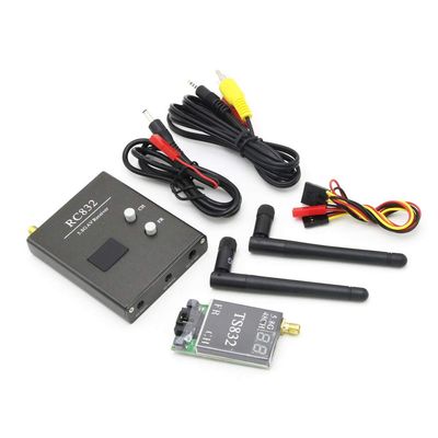 Ancalos RC832 5.8G 600mW 48CH Audio Video Receiver TS832 Audio Video Transmitter ForRC Model Airplane FPV Drones DIY - (Color: RC832 TS832)