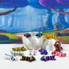 12pcs 3D Printed Axolotl with Egg, Articulated Multi Color Fidget Axolotl, Tiny Mini Animal Gift Idea, Birthday Party Decorations, Cake Toppers MA001-SET123-HE view 4