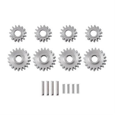 8 Pieces Steel Portal Axle Gear Set 20 Tooth 15 Tooth Compatible With 1/24 Scale RC Crawler Vehicle Upgrade Parts