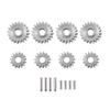 8 Pieces Steel Portal Axle Gear Set 20 Tooth 15 Tooth Compatible With 1/24 Scale RC Crawler Vehicle Upgrade Parts view 2