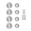 8 Pieces Steel Portal Axle Gear Set 20 Tooth 15 Tooth Compatible With 1/24 Scale RC Crawler Vehicle Upgrade Parts view 3