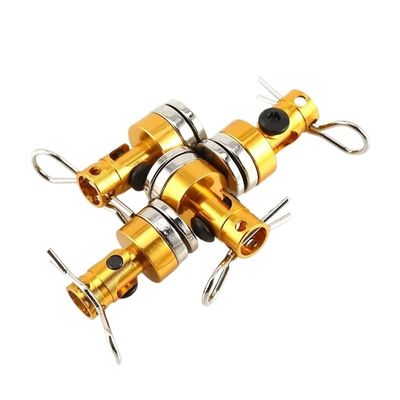 4pcs Invisible Fixed Mount Clips Compatible with 1/10 D110 Drift RC Car Body Posts(Gold)