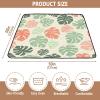 Kigai Palm Leaves Baby Play Mat for Floor and Playpen 50x50 inch Non-Slip Baby Activity Playmat Waterproof Foldable Crawling Mat for Infants Toddlers view 3