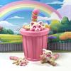 3pcs 3D Printed Racoon, Articulated Racoon with Trash Can, Small Medium Large Beige and Pink Racoon Fidget Toy, 3D Printed Trash Can, Articulated Tiny Animal Racoon Fidget AR007-SET-PINK view 4