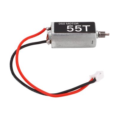 050 55T Motor RC Bushed Motor RC Motor Electric Motors with 11T Pinion Gear forAXIAL SCX24 1/24 RC Crawler Car Upgrade Parts