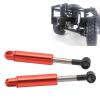 2Pcs RC Shock Absorber Aluminum Alloy Oil Damper Suspension Shock Absorber for Tamiya 1/14 Trailer Truck RC Car Shocks (Red) view 2