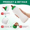 2Pcs Feeding White Lamb Baby Bottle 600ml Goat Bottles for Feeding Baby Goats Household Farm Animal Calf Bottle Feeding view 3