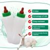 2Pcs Feeding White Lamb Baby Bottle 600ml Goat Bottles for Feeding Baby Goats Household Farm Animal Calf Bottle Feeding view 4