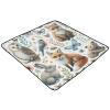 Kigai Cute Animals Baby Play Mat for Floor and Playpen 50x50 inch Non-Slip Baby Activity Playmat Waterproof Foldable Crawling Mat for Infants Toddlers view 2