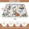 Kigai Cute Animals Baby Play Mat for Floor and Playpen 50x50 inch Non-Slip Baby Activity Playmat Waterproof Foldable Crawling Mat for Infants Toddlers view 3