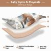 Kigai Cute Animals Baby Play Mat for Floor and Playpen 50x50 inch Non-Slip Baby Activity Playmat Waterproof Foldable Crawling Mat for Infants Toddlers view 4