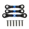 Compatible With TT-02 TT-02T 1/10 RC Car Upgrade Parts 3 Pieces Steering Link Rod Servo Rod(BLUE) view 1
