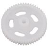 1/24 RC Pinion Gear, RC Spur Gear Pinion Conversion Kit White Lightweight RC Motor Transmission Gear Nut for Axial SCX24 1/24 RC Vehicle Accessories view 4
