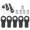 12pcs RC Short Rod Ends with Hollow Balls Aluminum ie Rod End Ball Joint RC Car Part Fit for traxxas 1/10 EREVO RC Upgrades view 2