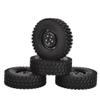 4PCS 1.9" Rubber Crawler Tires Compatible With 1/10 RC Rock Vehicles Upgrade Parts(5500017) view 1
