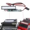 equlup 18LED Colorful RC Roof Light Bright Light 55mm RC Light Bar Fit for Traxxass RC Car Roof Lamp RC Crawler Accessories Upgrades view 2