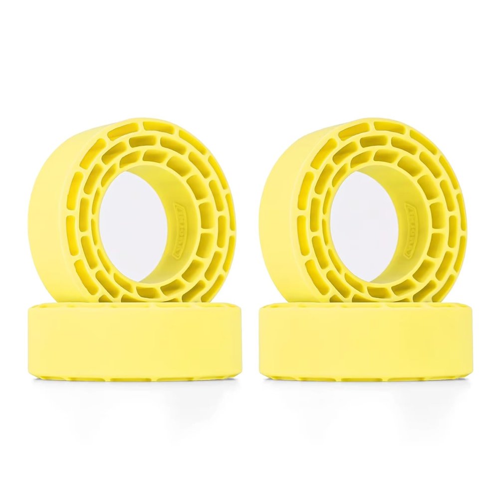 for 4pcs Silicone Rubber Inserts for (68-72mm) 1.3" Tires RC Car Repair Kit(Yellow)