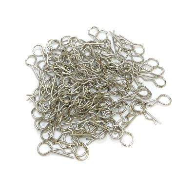 for WLtoys 144001 12428 124019 124018 for A959 for A979 for 1:14 RC Car Body Clips Pins Bend Post Parts Truck for Buggy Shell RC Car Repair Kit(Silver)