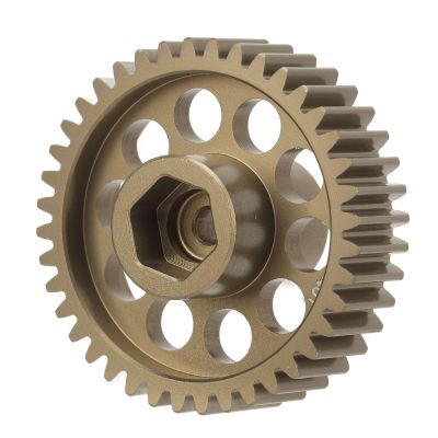 40T RC Car Diff Spool Gear, Super Clod Buster Gear Aluminum Alloy Low Friction RC Diff Counter Gear for Clodbuster 1/10 RC Cars