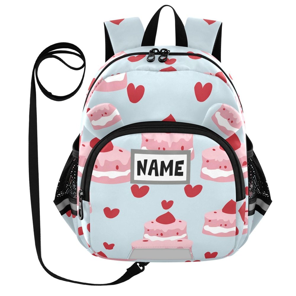aidingzhi Cute Ears Preschool Backpack Leash Boys Girls Anti-Lost Personalized Diaper Bag Backpack with Reflective Strip Custom
