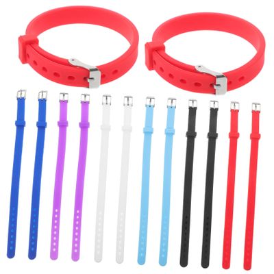 BESPORTBLE 14pcs Mix Silicone Wristbands Boys and Girls Rubber Bracelets Boys Girls Silicone Decoration Bands Bulk