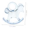 Vaguelly 48pcs Shower Table Decor Diy Transparent Horse Ornaments for Boy Girl Celebrations for Centerpieces and Tabletop Decorations view 4