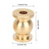 20Pcs RC Shock Damper Ball, Brass Shock Absorber Link Rod Pivot Ball Joint with Rubber O Ring RC Car Rod Ends Ball for SCX24 Crawler Car view 2