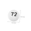 WOONEKY 75pcs Raffle Balls Plastic Lottery Balls Party Game Accessories Resistance view 2
