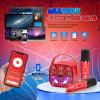 Mini Karaoke Machine with 2 Wireless Karaoke Microphones view 3