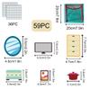 BEUNITONE Felt Story Board Set 59 Pcs Large Home Life Theme Preschool Storytelling Board Pieces for Early Storytelling Felt Flannel Board Story Set for Birthday Gifts Classroom Wall Hanging view 3
