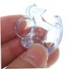 WOONEKY 48pcs Acrylic Rocking Horse Decor Mini Desktop Ornament Set Boho Shower Decorations Blue Shower Favors for Guests view 4