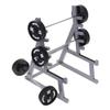 Abaodam 1set Miniature Fitness Equipment Barbell Display Stand with Squat Rack for Unique Desk Decor for Fitness Enthusiasts Students and Friends Compact Gym Furniture view 1