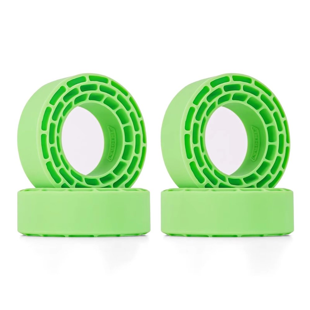 for 4pcs Silicone Rubber Inserts for (68-72mm) 1.3" Tires RC Car Repair Kit(Green)